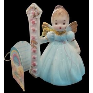 Vintage Josef Originals Birthday Doll Angel Figure 1 Year 1988